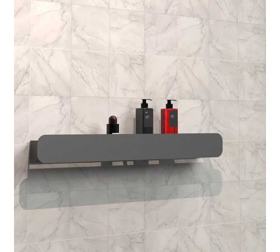Полка Граф Держалкин Radius mono 80x9.2x9 черная Fl-ra-m80-ч