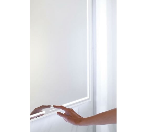 Зеркало KERAMA MARAZZI MIO прямоугольное с диммером 80, белое MIO.mi.80\WHT