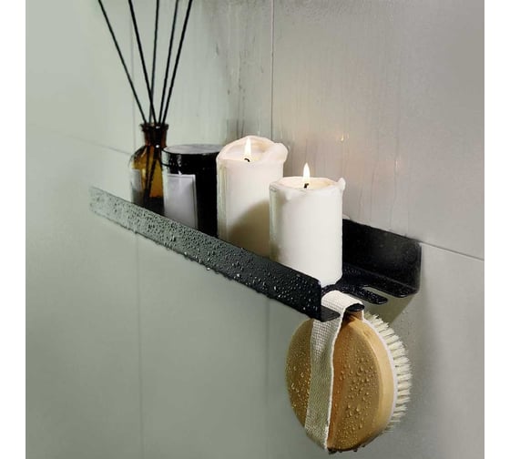 Полка Lagom decor mastery "Dash", с отверстиями "Черта", 400x100x40 мм 64378LDMSHDAB231