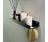 Полка Lagom decor mastery "Dash", с отверстиями "Черта", 400x100x40 мм 64378LDMSHDAB231 3