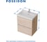 Тумба 1Marka new aris 60п 2 ящика, дуб сонома Ц0000014411 4