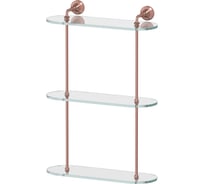 3-х ярусная полка 3SC 40 cm стекло; античная медь STI 617
