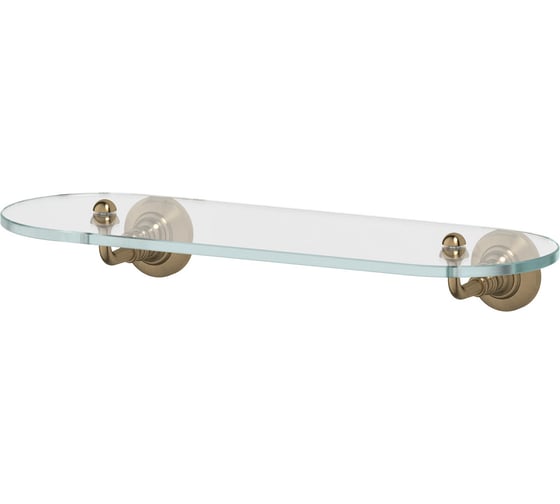 Полка с держателями 3SC 40 cm стекло; античная бронза STI 514 1