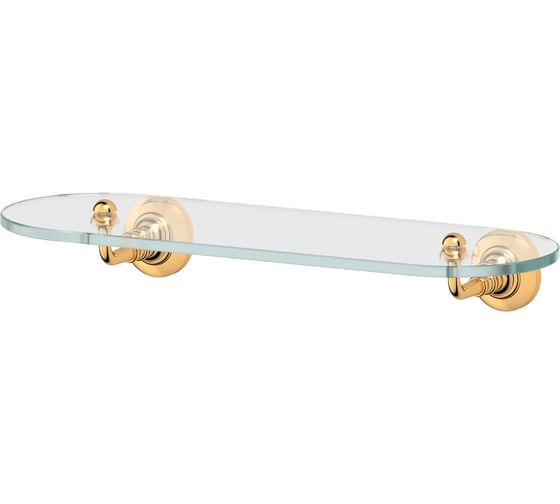 Полка с держателями 3SC 40 cm стекло; золото STI 214