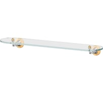 Полка с держателями 3SC 60 cm стекло; хром/золото STI 115