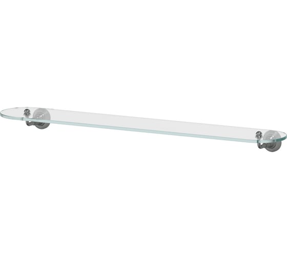 Полка с держателями 3SC 80 cm стекло; античное серебро STI 416