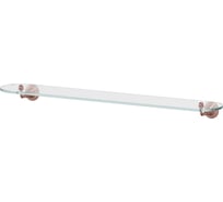 Полка с держателями 3SC 80 cm стекло; античная медь STI 616