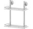 Двухъярусная полка FBS 30 cm матовое стекло; хром STA 062 1
