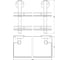 Двухъярусная полка FBS 60 cm матовое стекло; хром LUX 065 2