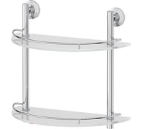Двухъярусная полка FBS 40 cm матовое стекло; хром STA 081