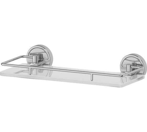 Полка с держателями FBS 30 cm матовое стекло; хром LUX 013 1