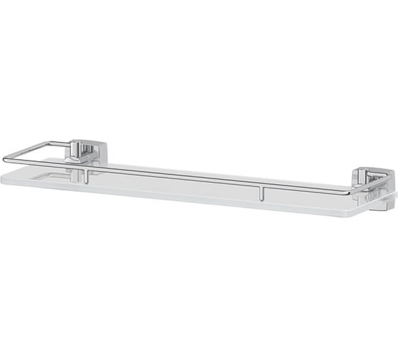 Полка с держателями FBS 40 cm матовое стекло; хром ESP 014