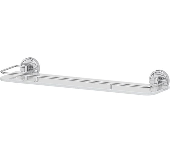 Полка с держателями FBS 50 cm матовое стекло; хром LUX 015