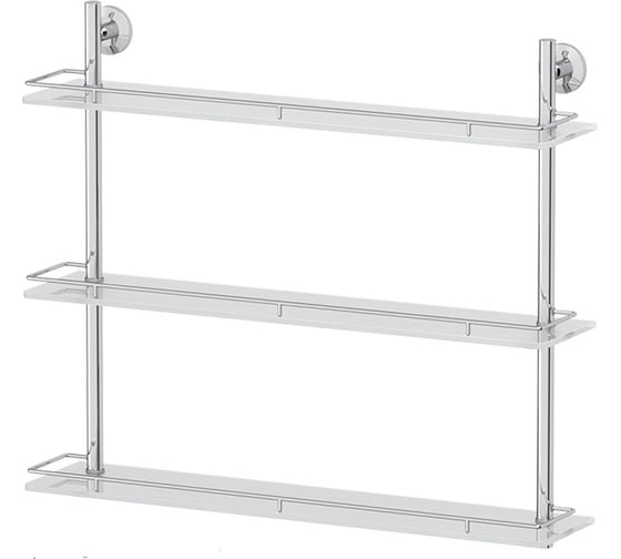 Трехъярусная полка FBS 70 cm матовое стекло; хром STA 071