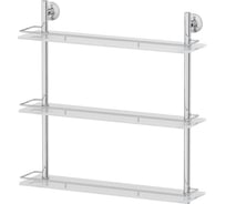 Трехъярусная полка FBS 60 cm матовое стекло; хром STA 070