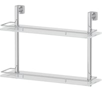 Двухъярусная полка FBS 50 cm матовое стекло; хром ESP 064