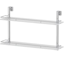Двухъярусная полка FBS 60 cm матовое стекло; хром ESP 065