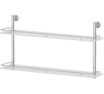 Двухъярусная полка FBS 70 cm матовое стекло; хром NOS 066