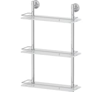 Трехъярусная полка FBS 40 cm матовое стекло; хром ELL 068