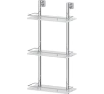 Трехъярусная полка FBS 30 cm матовое стекло; хром ESP 067
