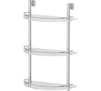 Трехъярусная полка FBS 40 cm матовое стекло; хром ESP 082