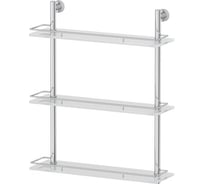 Трехъярусная полка FBS 50 cm матовое стекло; хром NOS 069