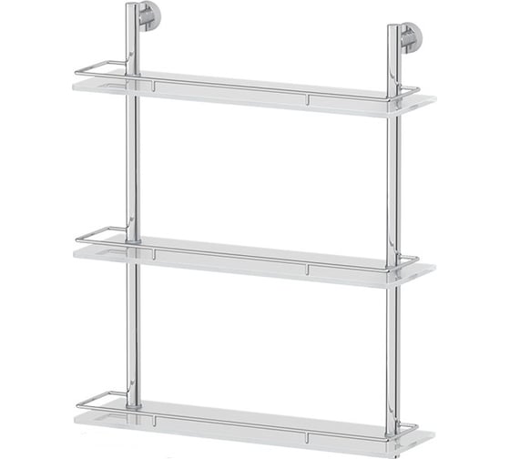 Трехъярусная полка FBS 50 cm матовое стекло; хром NOS 069 1