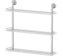 Трехъярусная полка FBS 60 cm матовое стекло; хром ELL 070