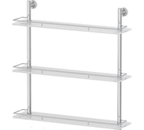 Трехъярусная полка FBS 60 cm матовое стекло; хром NOS 070