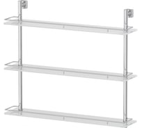 Трехъярусная полка FBS 70 cm матовое стекло; хром ESP 071