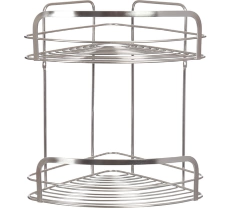 Полка угловая 2-ярусная VANSTORE МОДЕРН ПЛЮС нержавеющая сталь 075-20