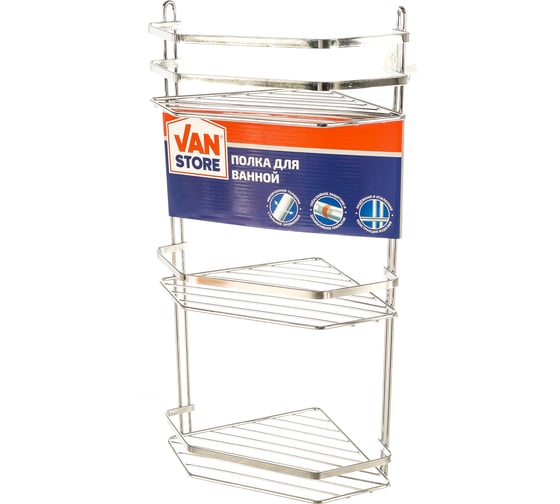 Угловая 3-ярусная полка Vanstore MODERN 576-90 076-00