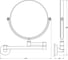 Косметическое двустороннее зеркало Artwelle x2 хром HAR 056 2