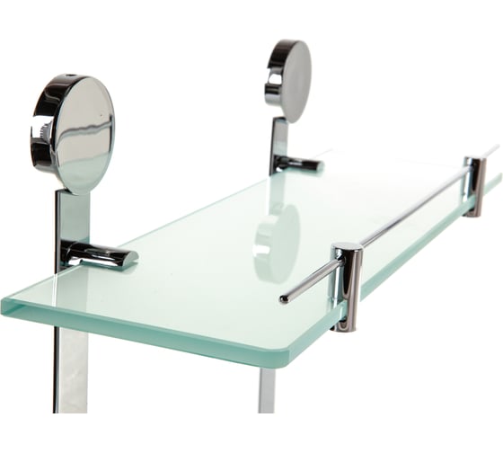 Двухъярусная полка Artwelle 40 cm матовое стекло; хром HAR 037