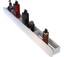 Полка Граф Держалкин Round mono 90x9.2x9 белая Fl-ro-m90-б