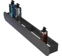 Полка Граф Держалкин Round mono 70x9.2x9 черная Fl-ro-m70-ч