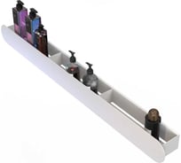 Полка Граф Держалкин Round mono 100x9.2x9 белая Fl-ro-m100-б