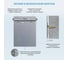 Настенное зеркало для ванной комнаты 7 Rays' Spectrum Wellsee : настенное интерьерное зеркало 70 х 90 см с тонким черным матовым контуром. Подходит для ванной (влагостойкое) и прихожей 172200680-172200690 8