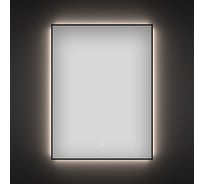 Настенное интерьерное для ванной комнаты (влагостойкое) и прихожей с подсветкой Wellsee 7 Rays' Spectrum 40 х 60 см с тонким черным матовым контуром 172200780