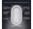 Настенное зеркало с подсветкой 7 Rays' Spectrum Wellsee : настенное интерьерное зеркало 40 х 80 см с тонким черным матовым контуром. Подходит для ванной комнаты (влагостойкое) и прихожей 172201500-172201510 3