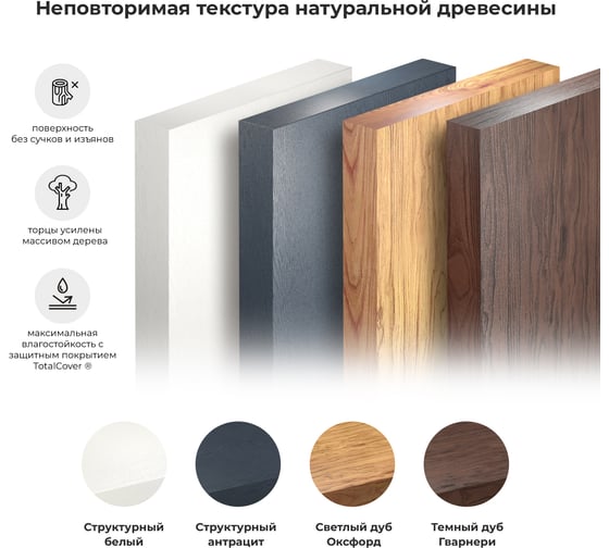 Влагостойкая столешница для ванной комнаты Wellsee Genuine Tree в наборе 3 в 1 162010002