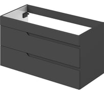 Подвесная тумба под раковину ИТАНА alexa 100 998x451x520 Графит 4657810330214