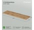 Столешница ИТАНА city 160 1604x451x38 Дуб вотан 4657792953302 2