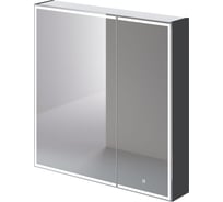 Зеркальный шкаф с подсветкой ИТАНА luce 80 800x150x790 2c Графит 4657792953296