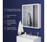 Зеркальный шкаф с подсветкой ИТАНА luce 70 700x150x790 Белый глянец 4657792953784 4