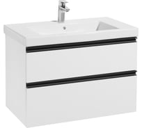 Модуль д/раковины 800 мм, 2 ящика, белый глянец (подходят раковины Gap, Gap plus, Victoria Nord) Roca DOMI 00068097 A857399806