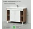 Напольная тумба под раковину IKA lite 100 977x440x800 Белый глянец 4657792951933 2