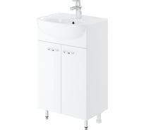 Напольная тумба под раковину IKA уют 50 490x302x800 Белый глянец 4657773608818