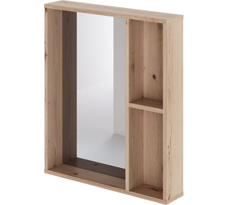 Зеркало с полкой IKA lite 60 600x120x700 Дуб Эвок Прибрежный 4657792952343