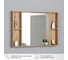 Зеркало с полкой IKA lite 100 1000x120x700 Дуб Эвок Прибрежный 4657792952367 5